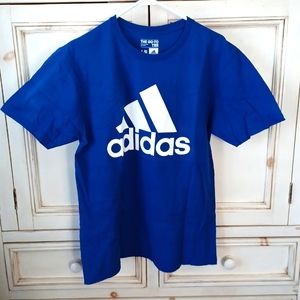 Adidas Logo the Go To Tee Shirt Blue